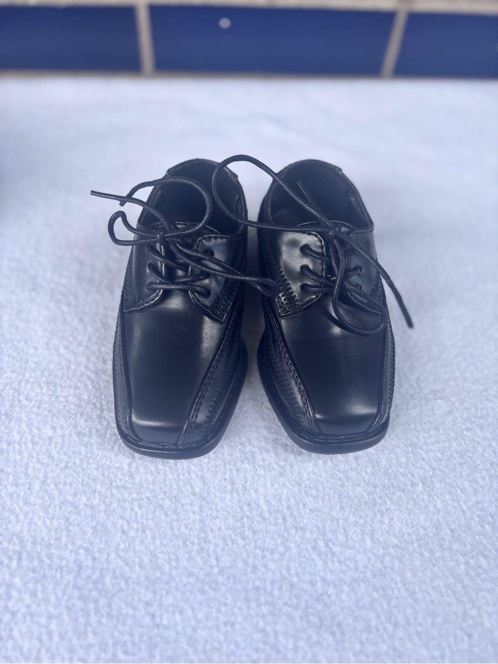 Stacy Adams Boys Black Dress Shoes Size 5M NWT